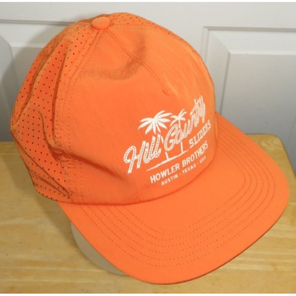 *NEW*Howler Bros Aperture Tech Strapback Hat Hill Country Beach Sliders One Size